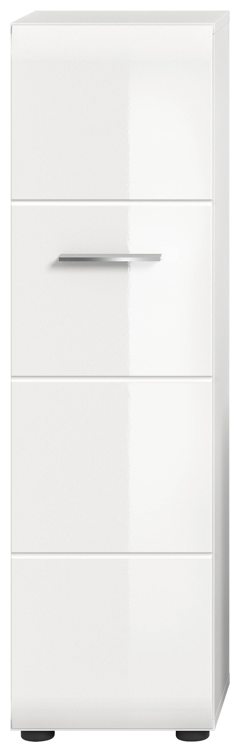 Stauraumelement Ice weiß weiß Hochglanz B/H/T: ca. 30x106x30 cm