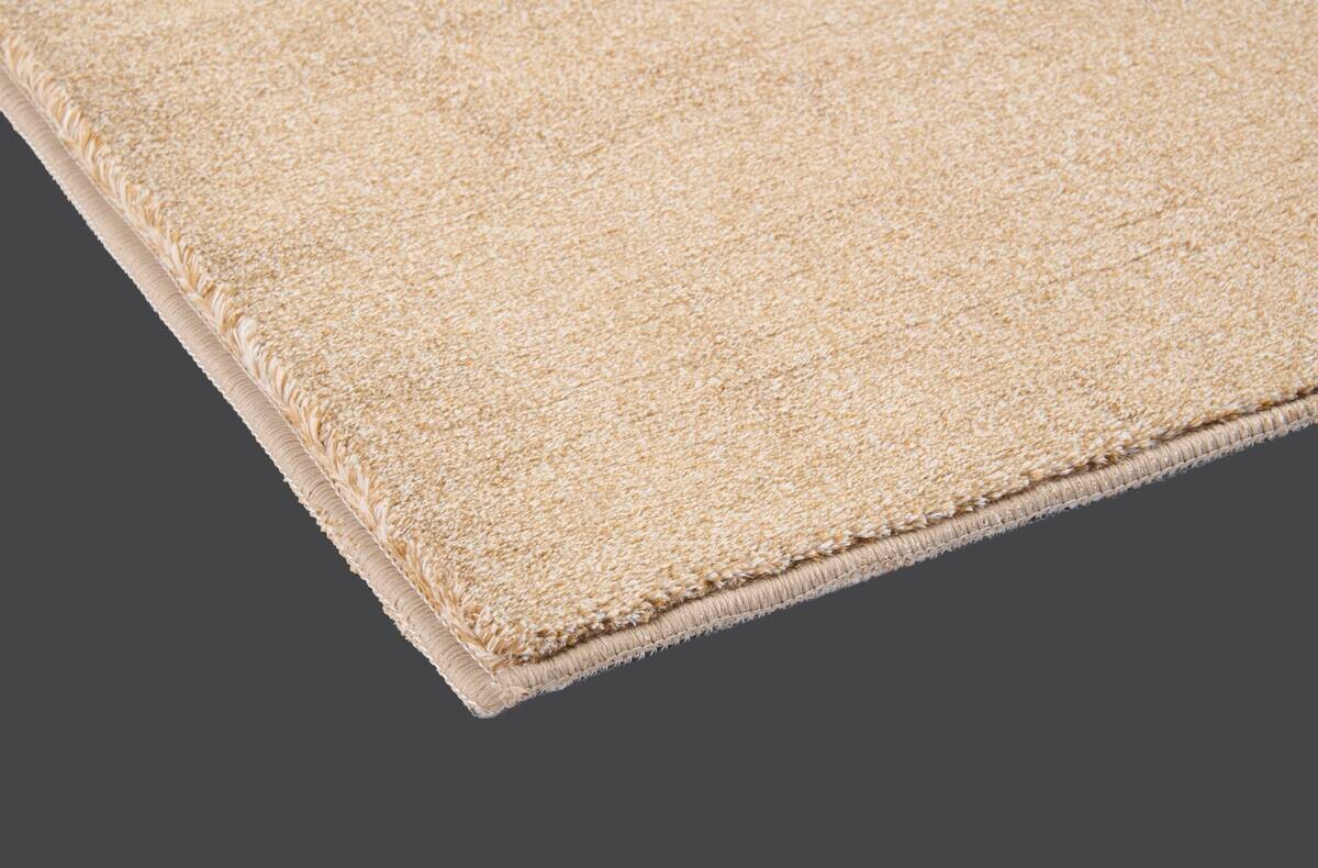 Teppich Flanell taupe B/L: ca. 80x150 cm
