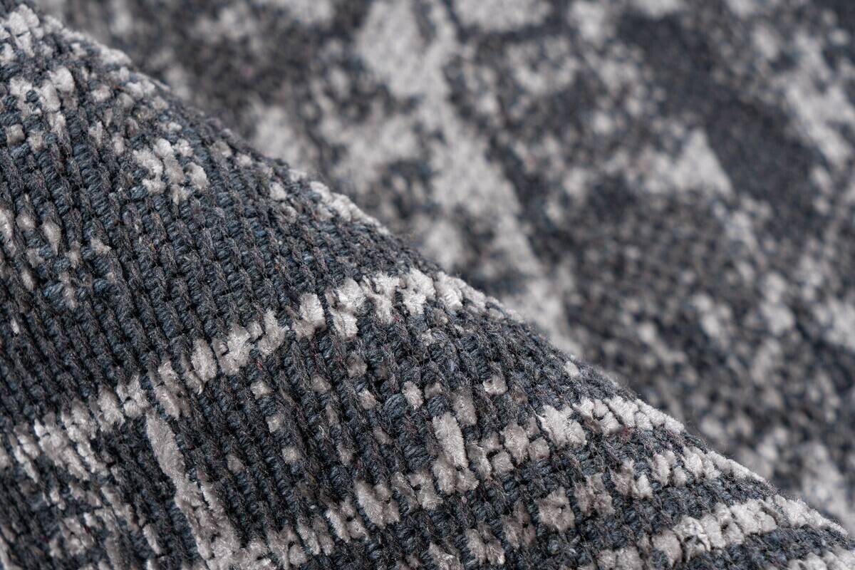 Kayoom Flachflorteppich Kalea 325 grau B/H/L: ca. 80x0,8x150 cm