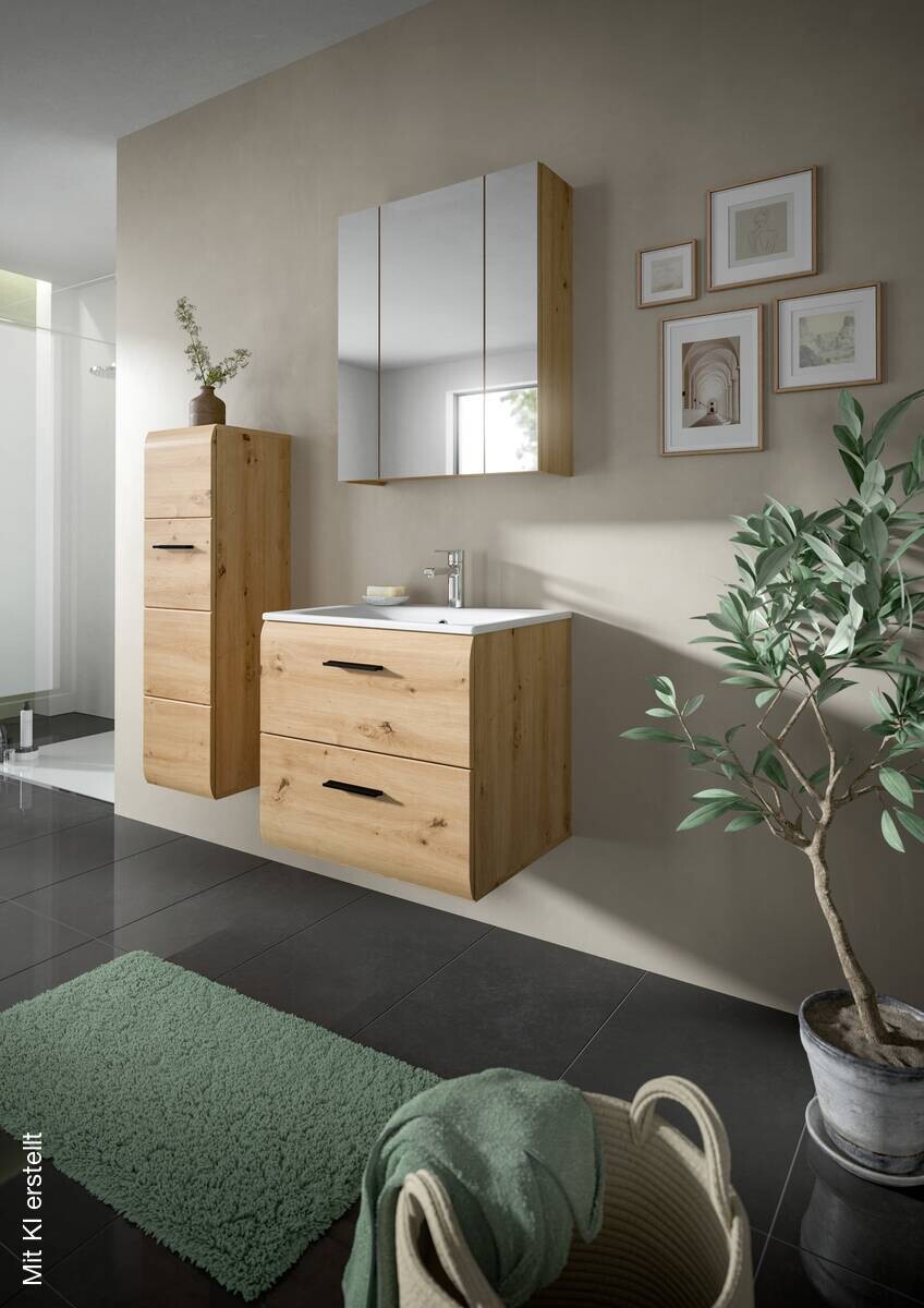 Stauraumelement Ice Artisan Oak Nachbildung B/H/T: ca. 30x106x30 cm