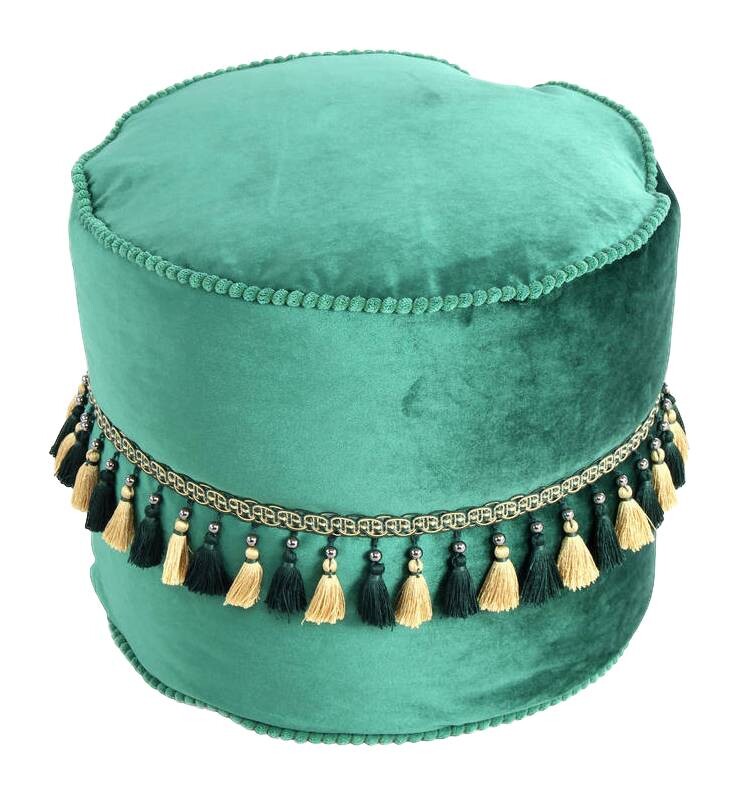 360 Living Hocker Taj Mahal 200 grün H/D: ca. 38x45 cm