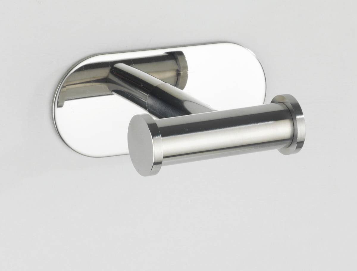 Turbo-Loc Handtuchhaken silber Metall B/H/T: ca. 10x4,5x6,5 cm