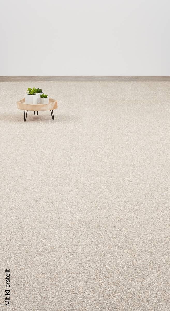 Teppichboden Garda beige B: ca. 500 cm pro m²