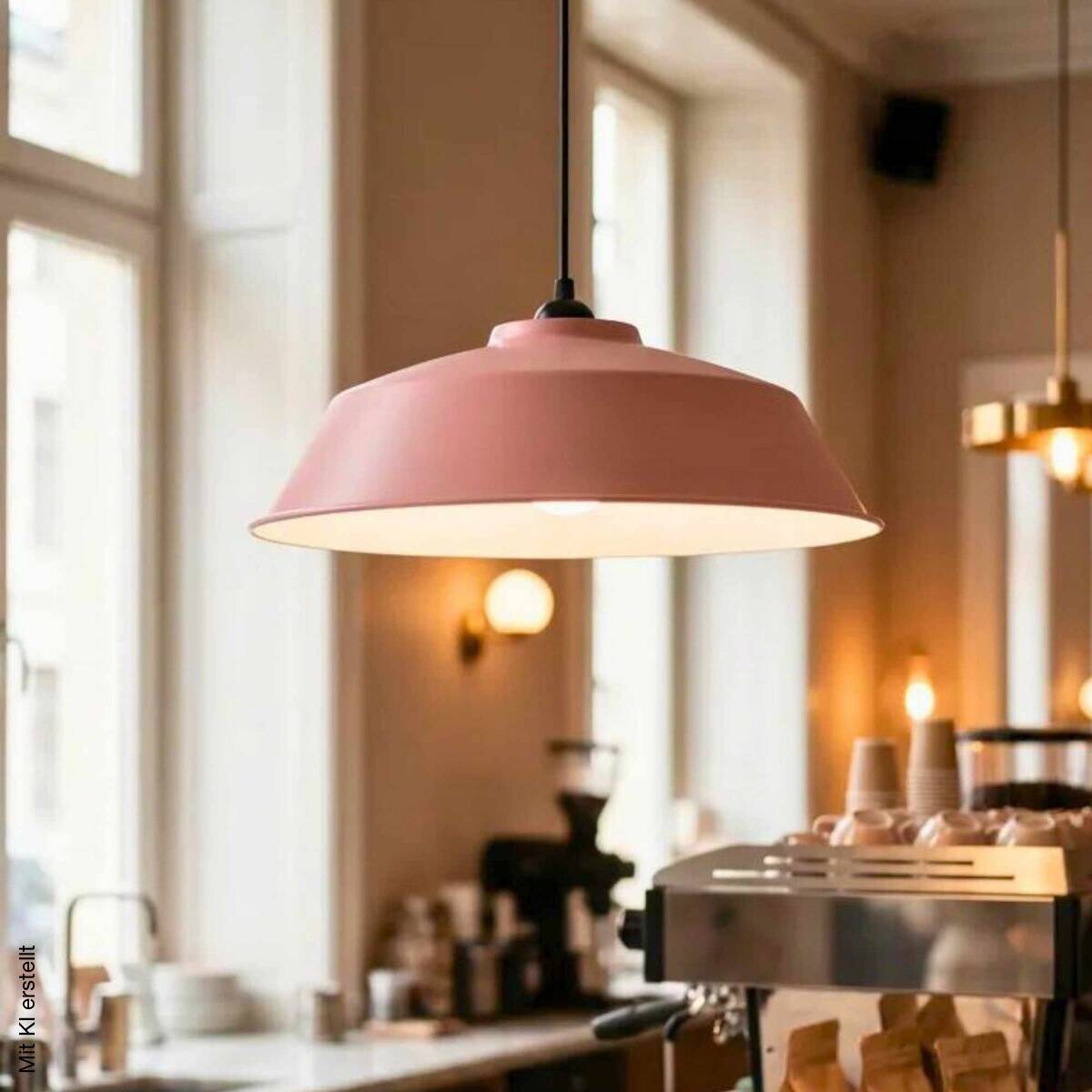 Opviq Pendelleuchte rosa B/H/T: ca. 35,5x120x35,5 cm E27 1 Brennstellen