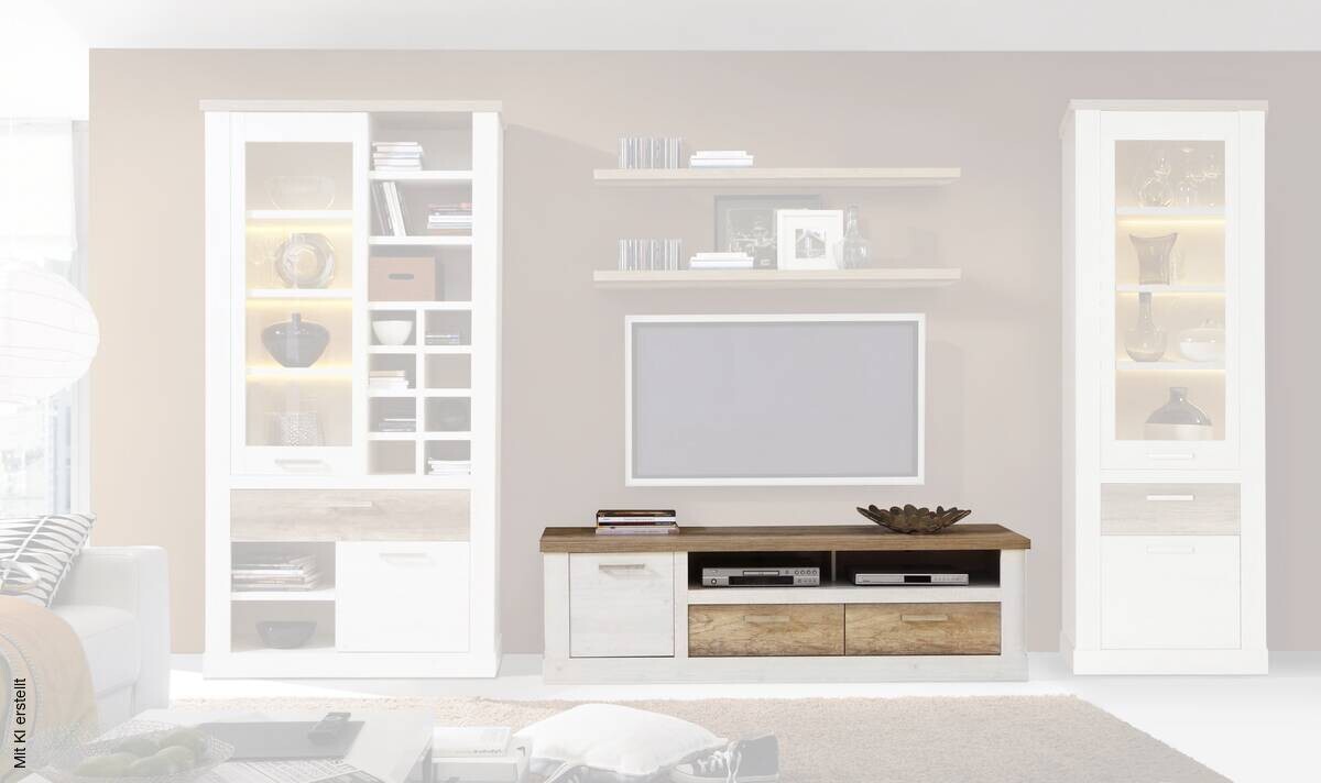 TV-Lowboard B/H/T: ca. 179x52x52 cm