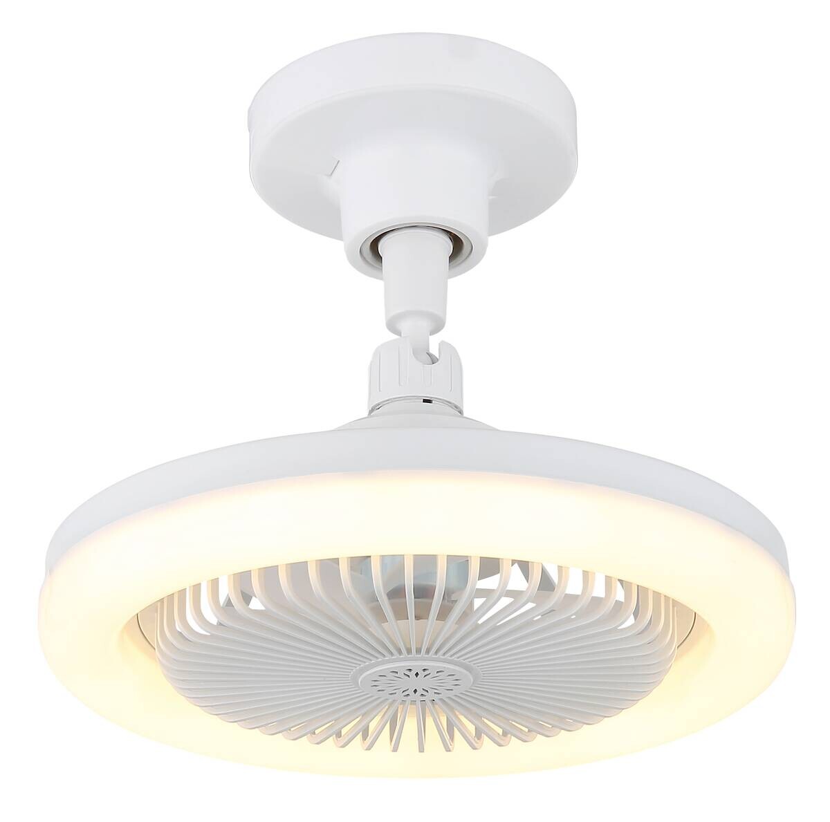 GLOBO Deckenventilator weiß Opal H/D: ca. 21,7x25,8 cm max. 20 W