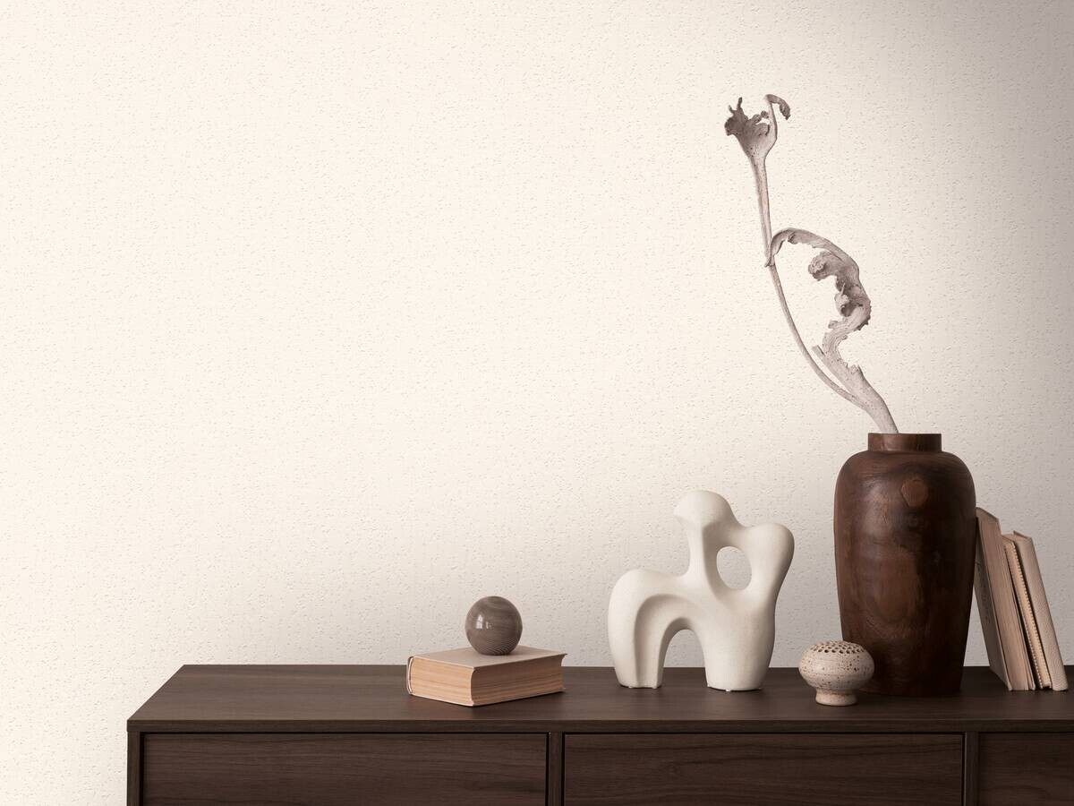 A.S.Creation Papiertapete weiß B/H/D: ca. 53x1500x12,2 cm