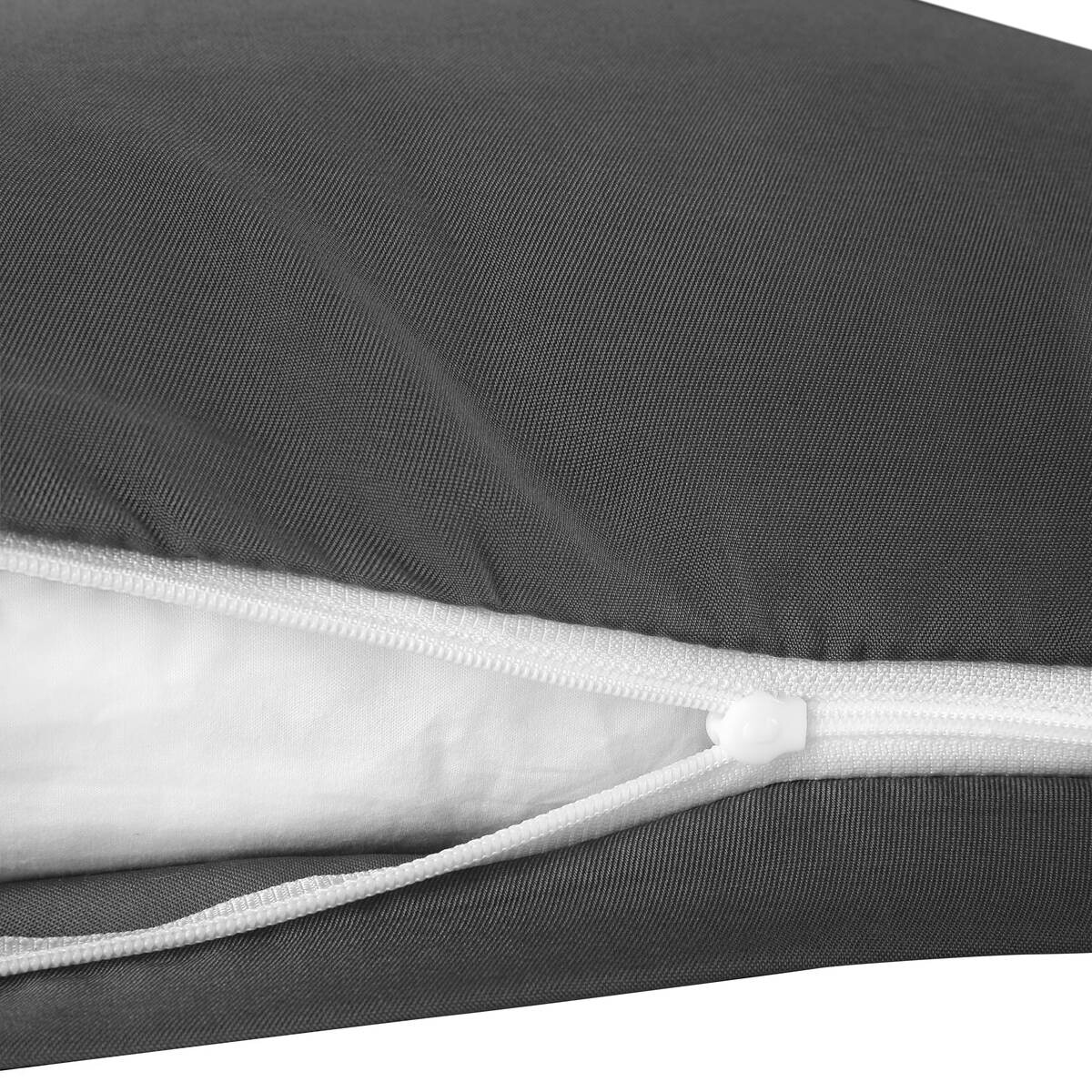 Kissenhülle Microfaser Graphit 100% Polyester B/L: ca. 40x40 cm