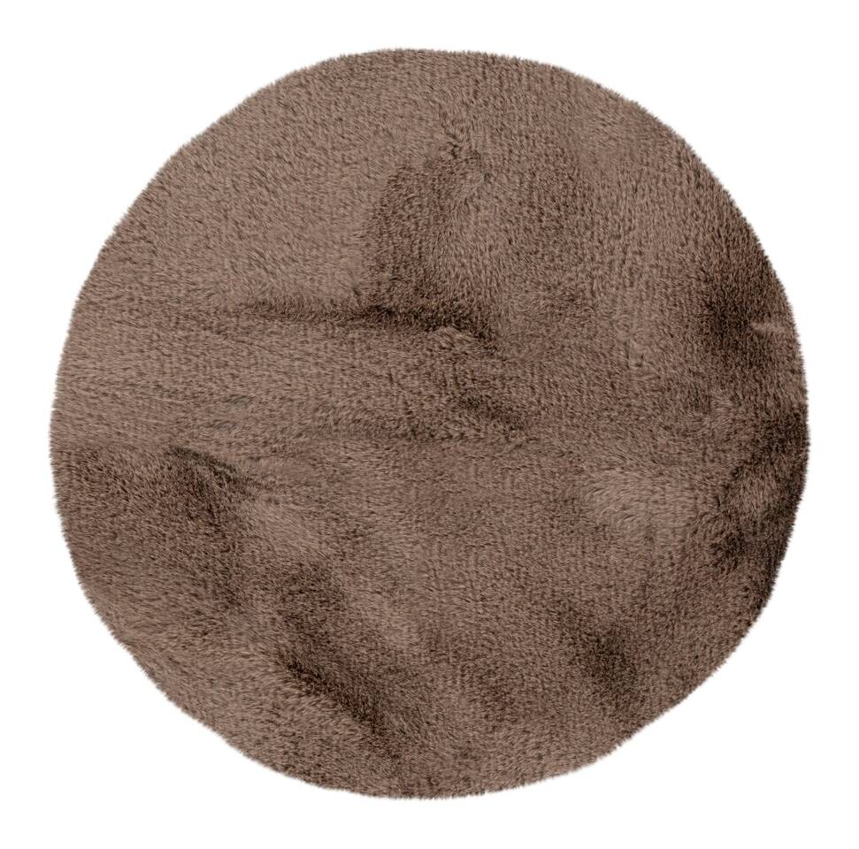 Kayoom Hochflorteppich Badematte Rabbit 225 sand D: ca. 100 cm
