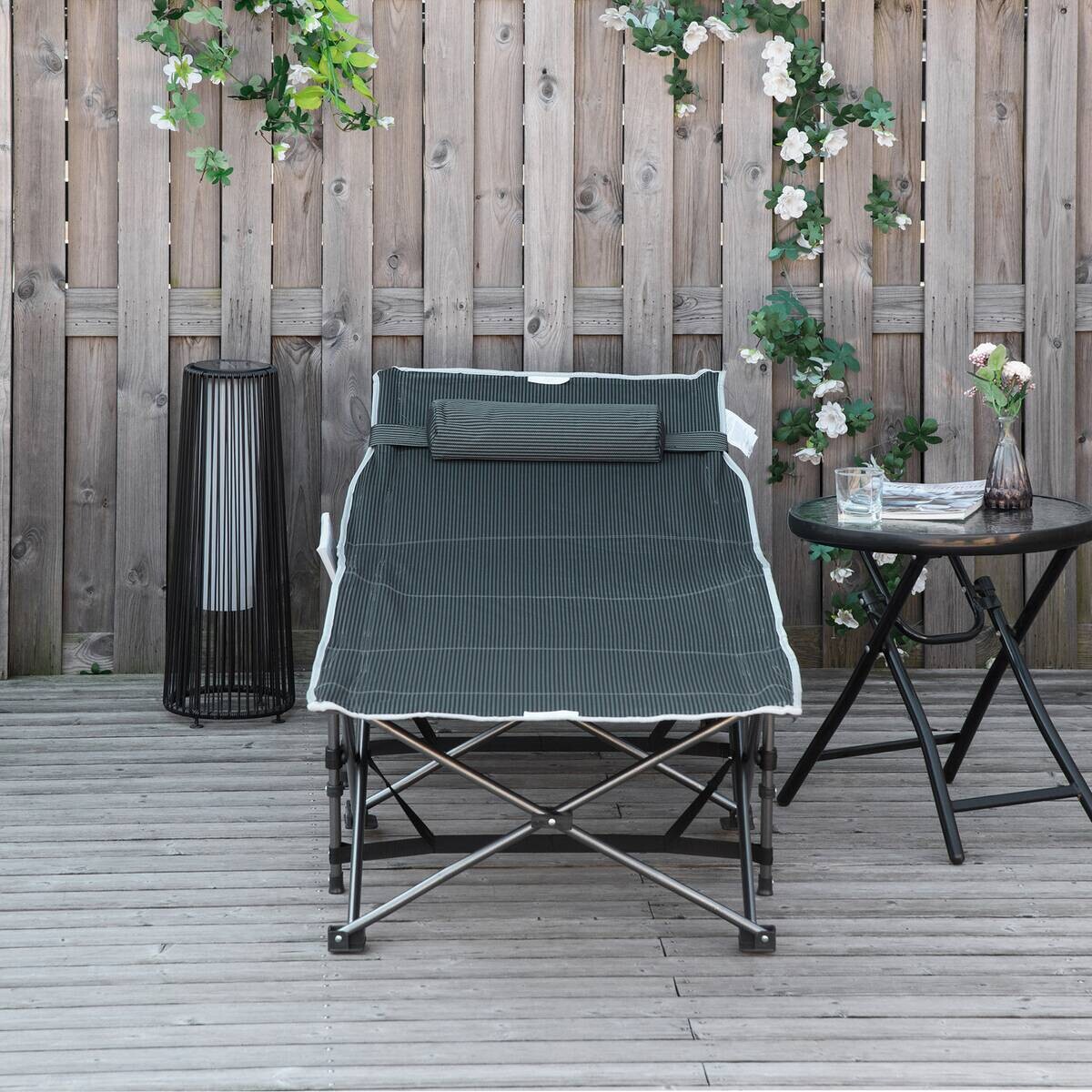 Outsunny Campingbett B/H/L: ca. 64,5x53x188 cm