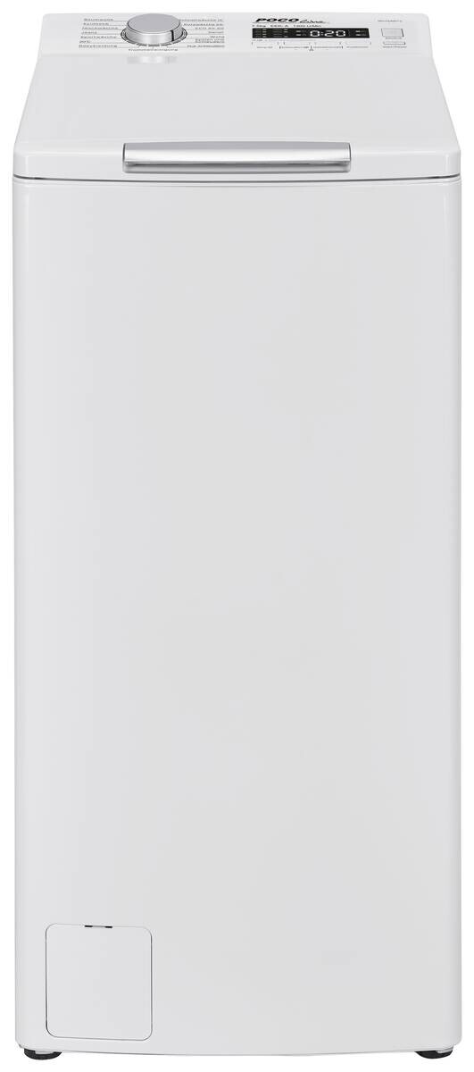 POCOline Toplader-Waschmaschine WV75AW13 EEK: A Spektrum: A bis G 7,5kg weiß B/H/T: ca. 40x87,5x61 cm