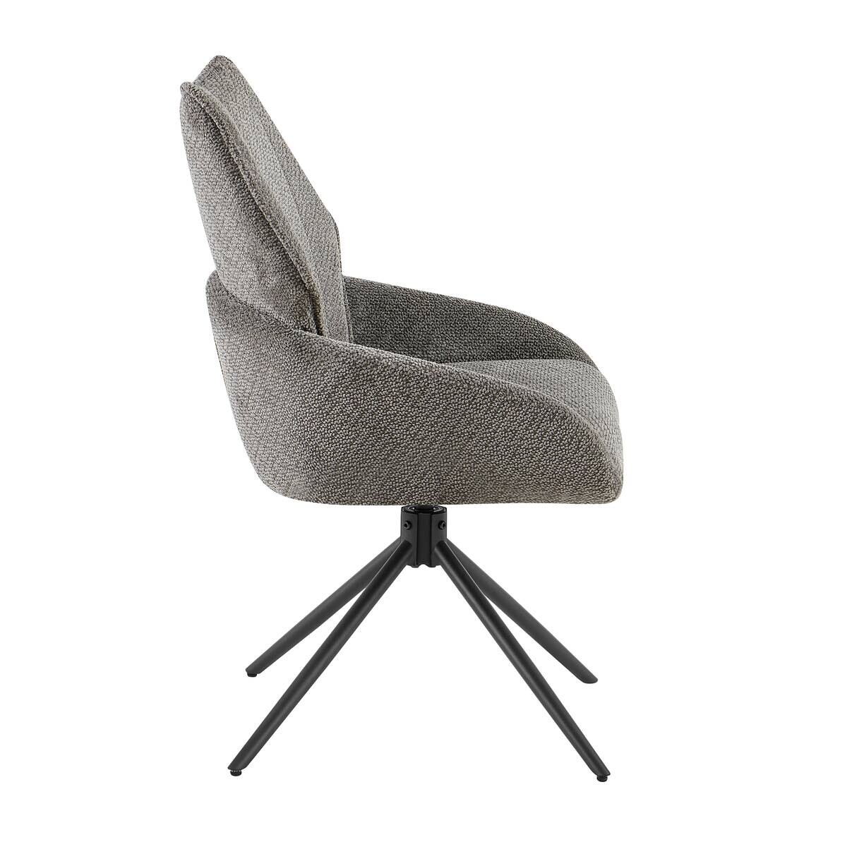 Drehstuhl Cali anthrazit Webstoff B/T: ca. 57x61 cm