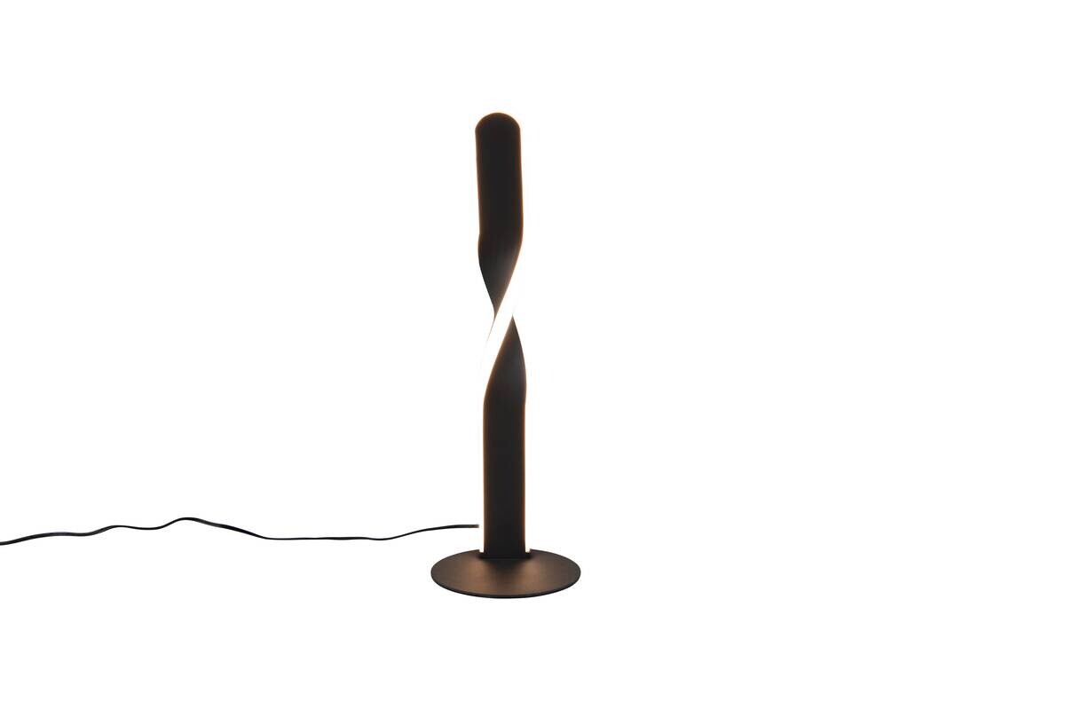 Reality LED Tischleuchte Ginko mattschwarz Metall H: ca. 40,5 cm 1 Brennstellen