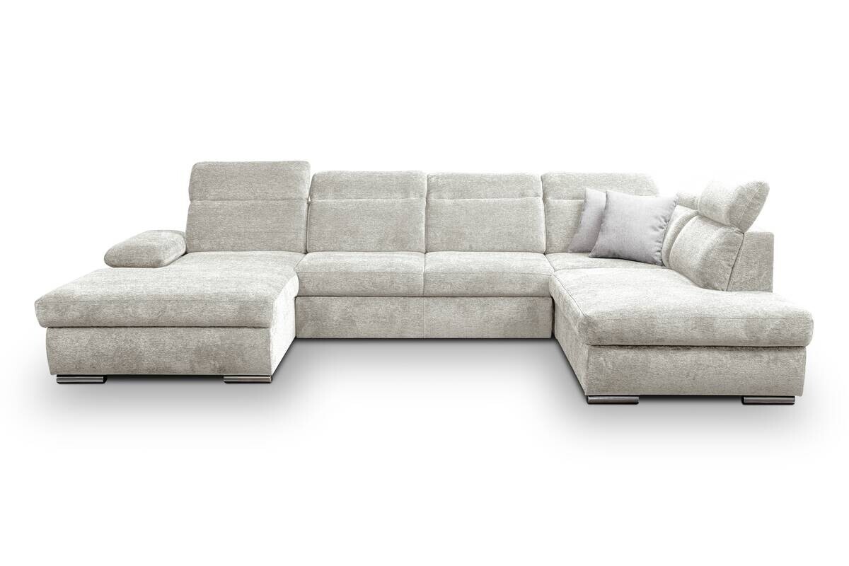 Wohnlandschaft Cordoba natur Webstoff B/H/T: ca. 359x105x232 cm