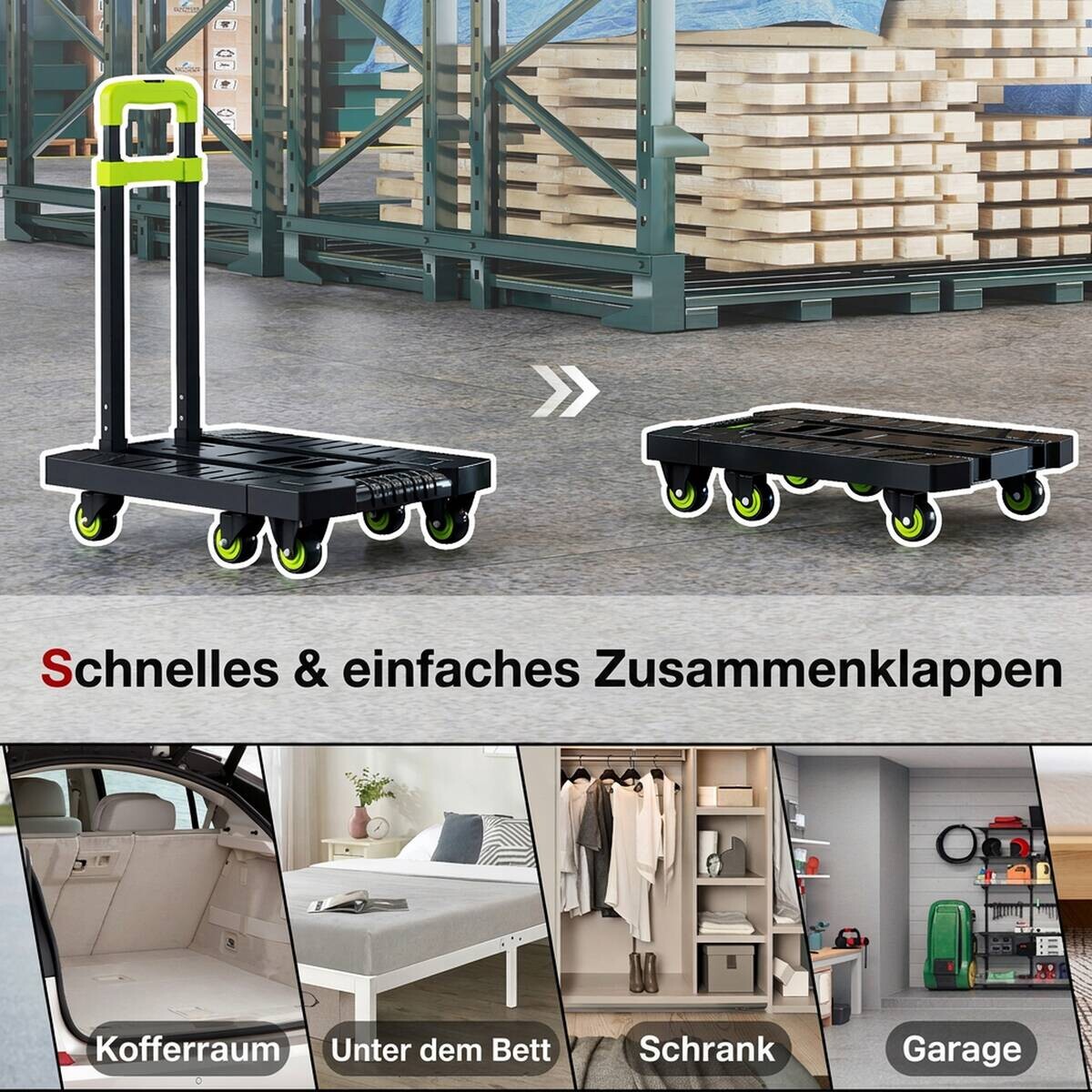 HOMCOM Sackkarre