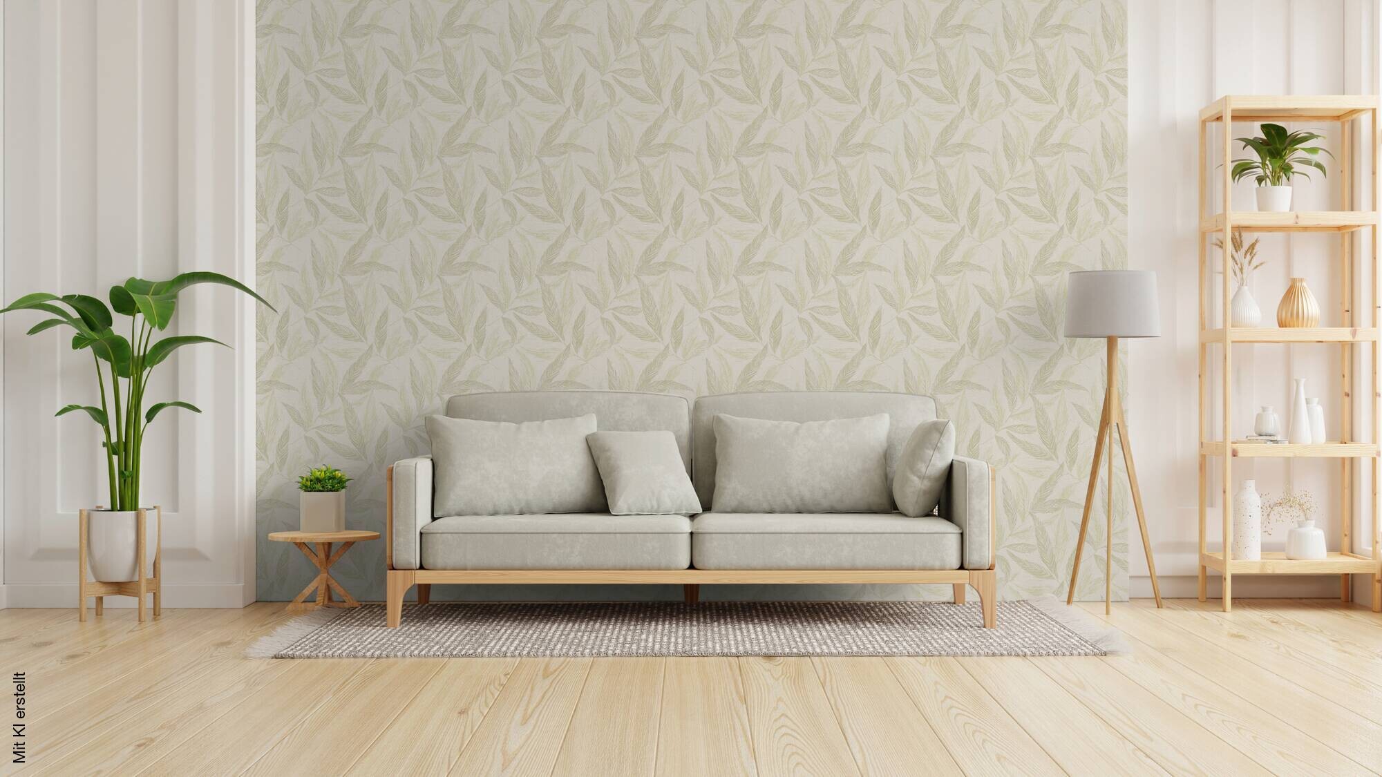 A.S.Creation Vliestapete silber grün creme B/H/D: ca. 53x1005x9,4 cm