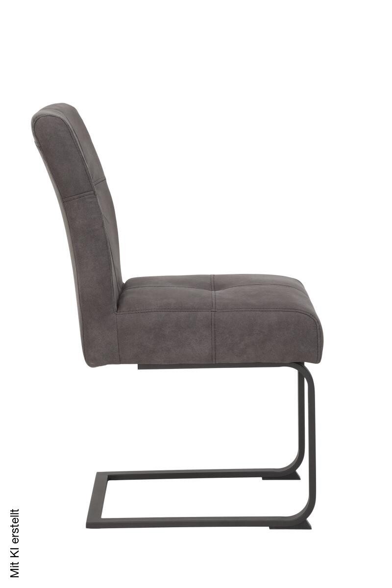 Schwingstuhl Luise anthrazit Vintage B/H/T: ca. 43x91x65 cm