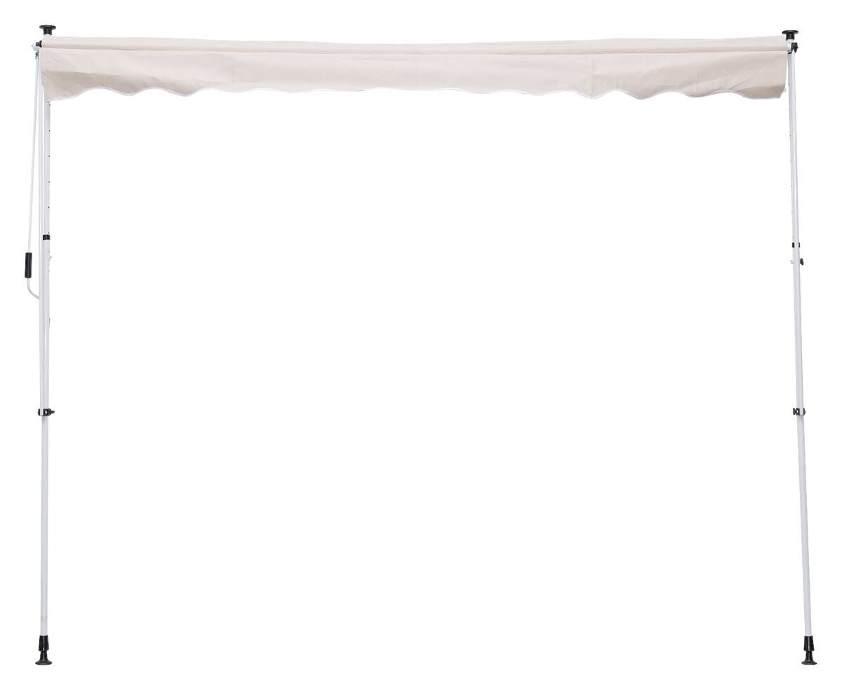 Outsunny Klemm-Markise beige B/H/L: ca. 300x280x150 cm