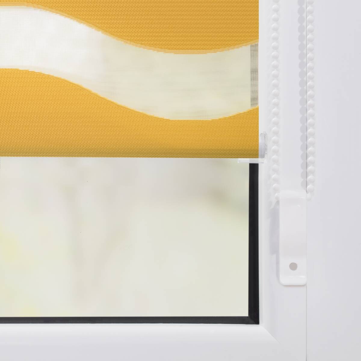 LICHTBLICK Doppelrollo Duo Welle senfgelb B/L: ca. 80x150 cm
