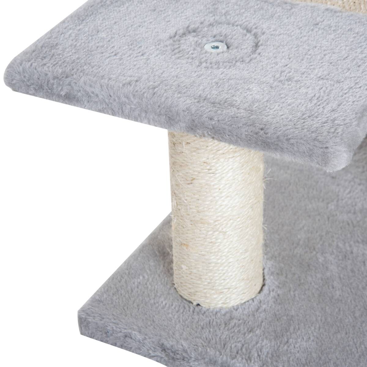 PawHut Kletterbaum beige Spanplatte B/H/L: ca. 48x101x48 cm