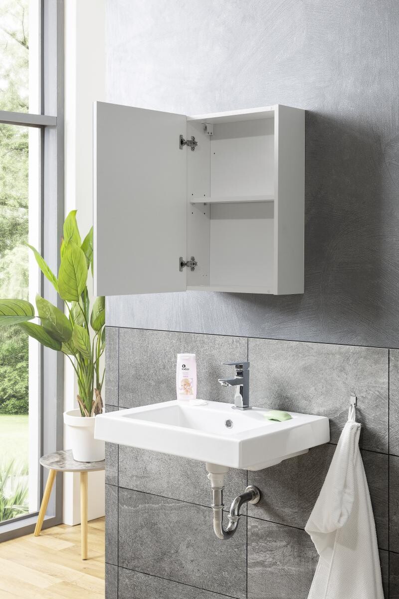 Spiegelschrank Solo 2 weiß B/H/T: ca. 38x60x16 cm