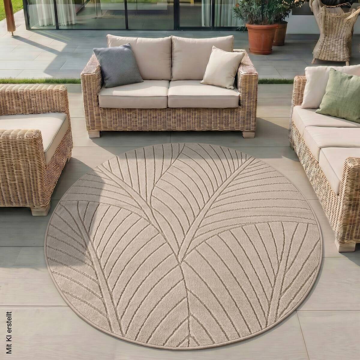 Ayyildiz Flachwebteppich NOVA beige D: ca. 200 cm