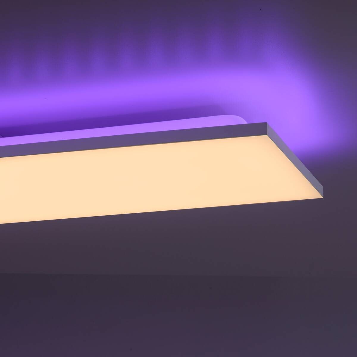 Just Light LED-Deckenleuchte weiß B/H/L: ca. 25x6,2x100 cm 2 Brennstellen