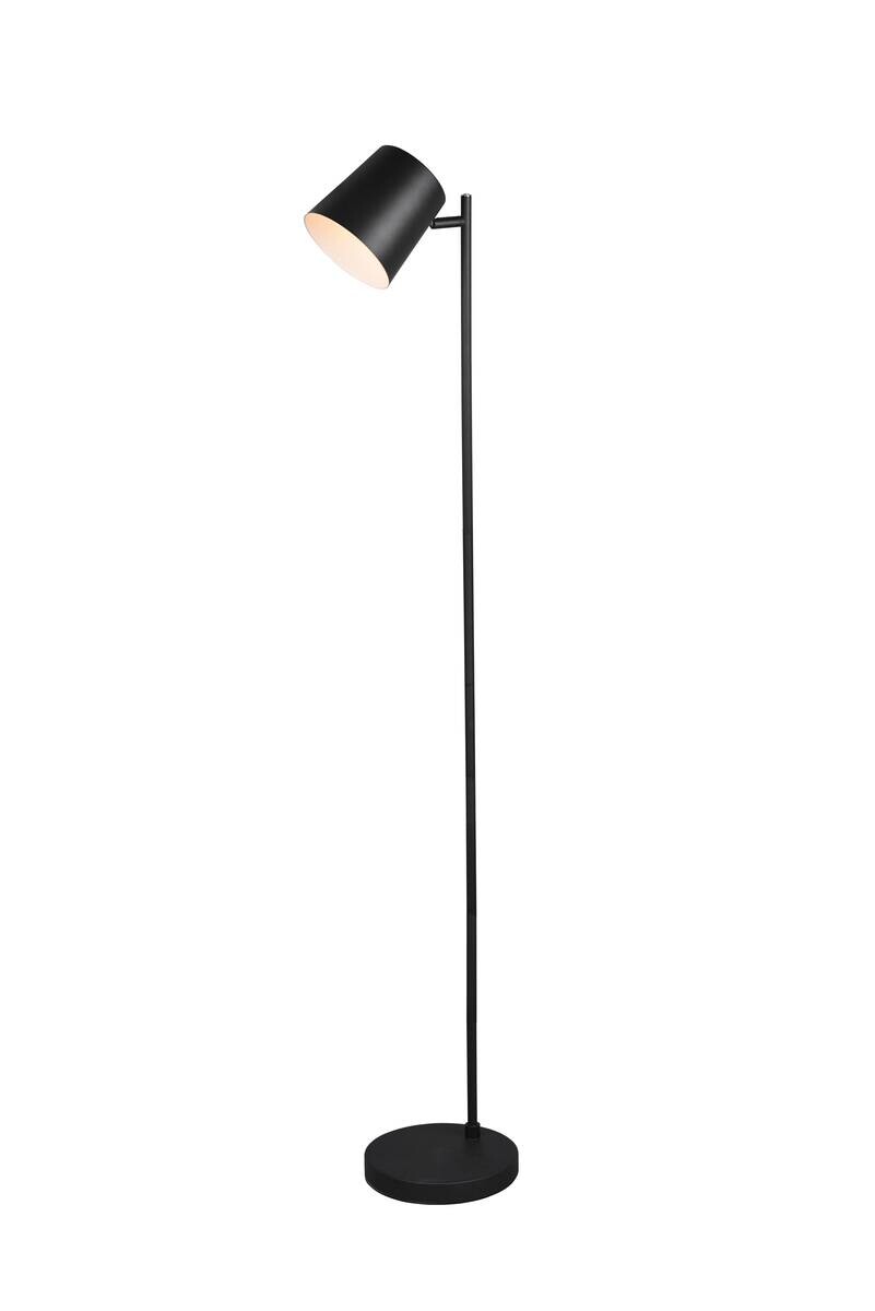 Reality Stehlampe BLAKE mattschwarz Metall B/H: ca. 2x125 cm 1 Brennstellen