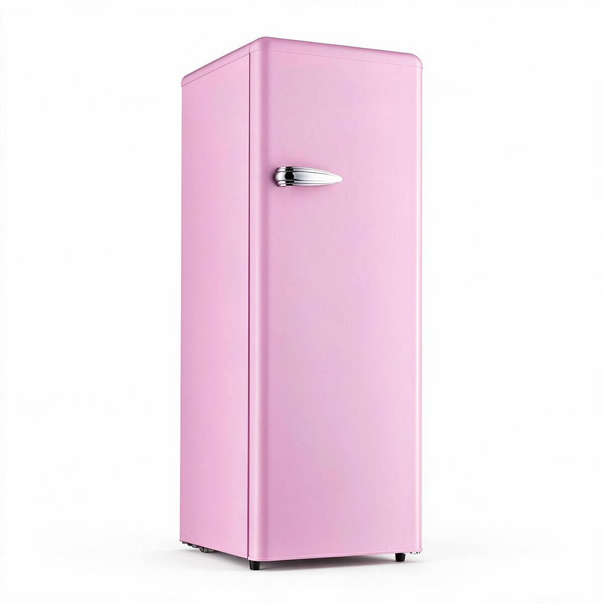 POCOline Retro Kühlschrank KS146-238EPG EEK: E Spektrum: A bis G Kühlen: 238 40dB pink B/H/T: ca. 54,6x145,5x62,6 cm