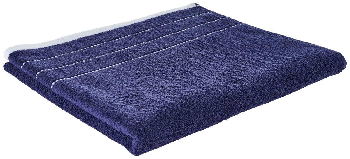POCOline Duschtuch NEO dunkelblau 100% Baumwolle B/L: ca. 80x150 cm