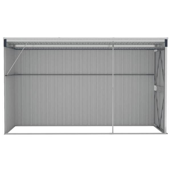 vidaXL Gartenhaus anthrazit B/H/T: ca. 118x178x288 cm