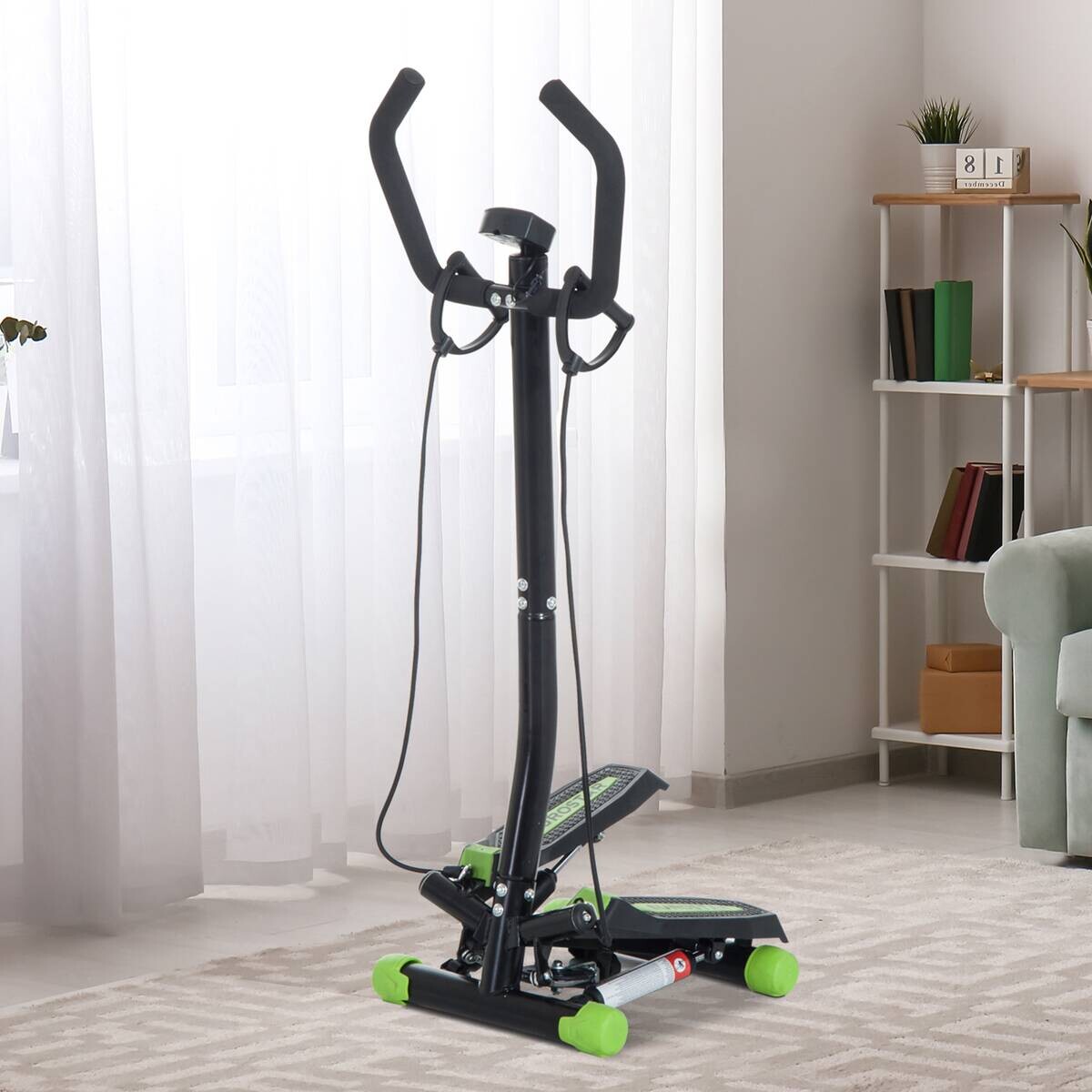 HOMCOM Stepper schwarz Kunststoff B/H/L: ca. 40x118x40 cm