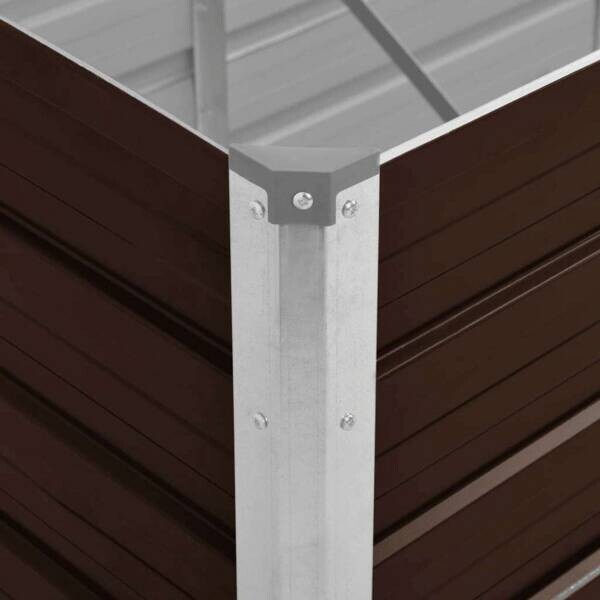 Hochbeet braun Stahl B/H/L: ca. 80x45x240 cm