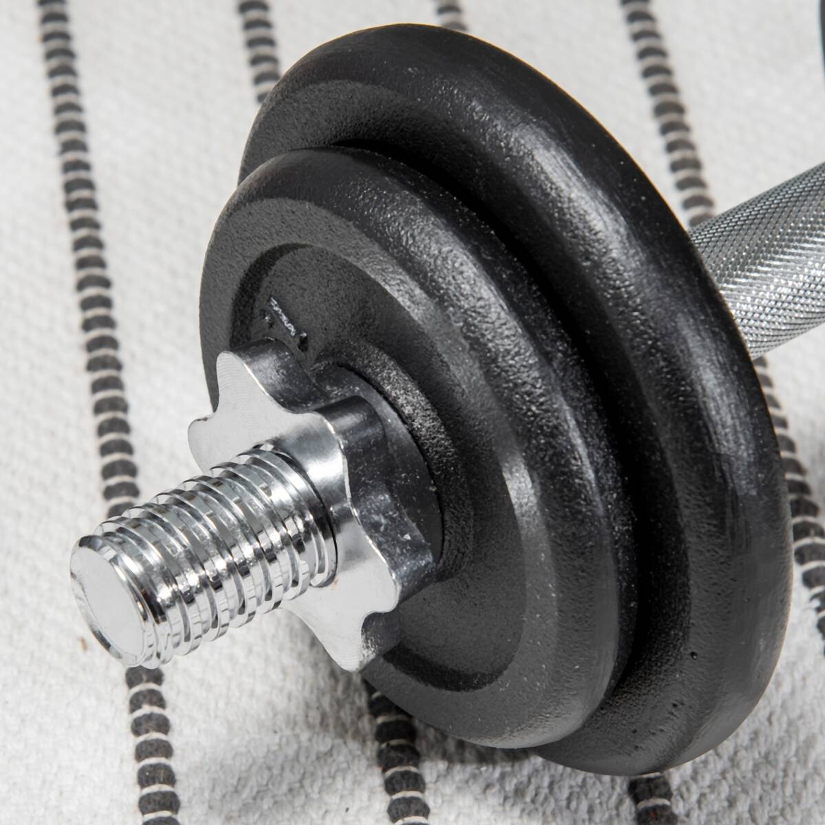 HOMCOM Hantelset schwarz Eisen B/H/L: ca. 16x16x95 cm