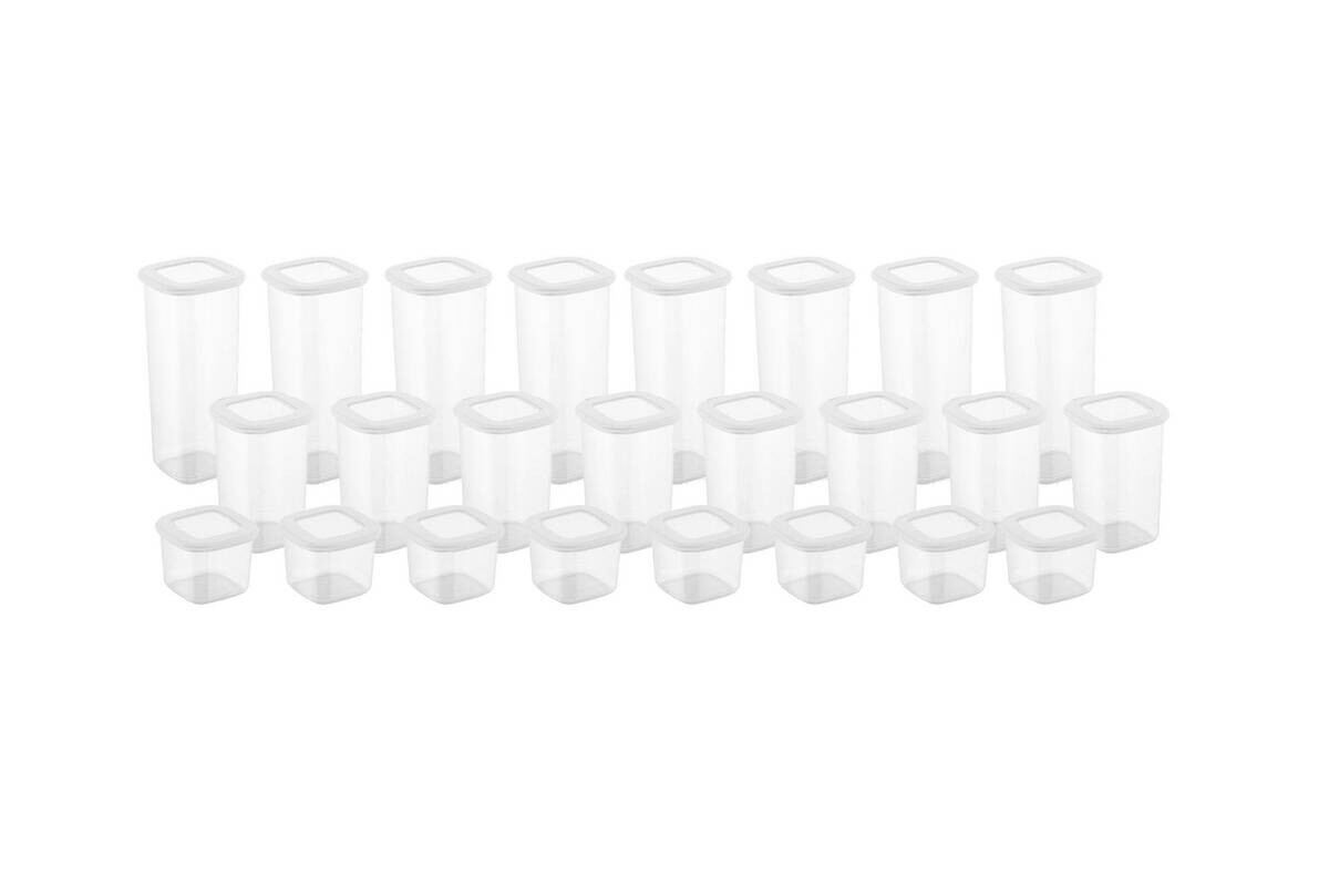 HermiaConcept Vorratsdosenset 24tlg. weiß