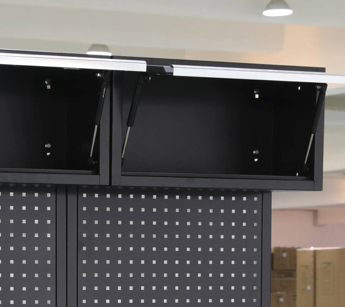 Werkstatteinrichtung Apollo schwarz B/H/L: ca. 136x200x46 cm