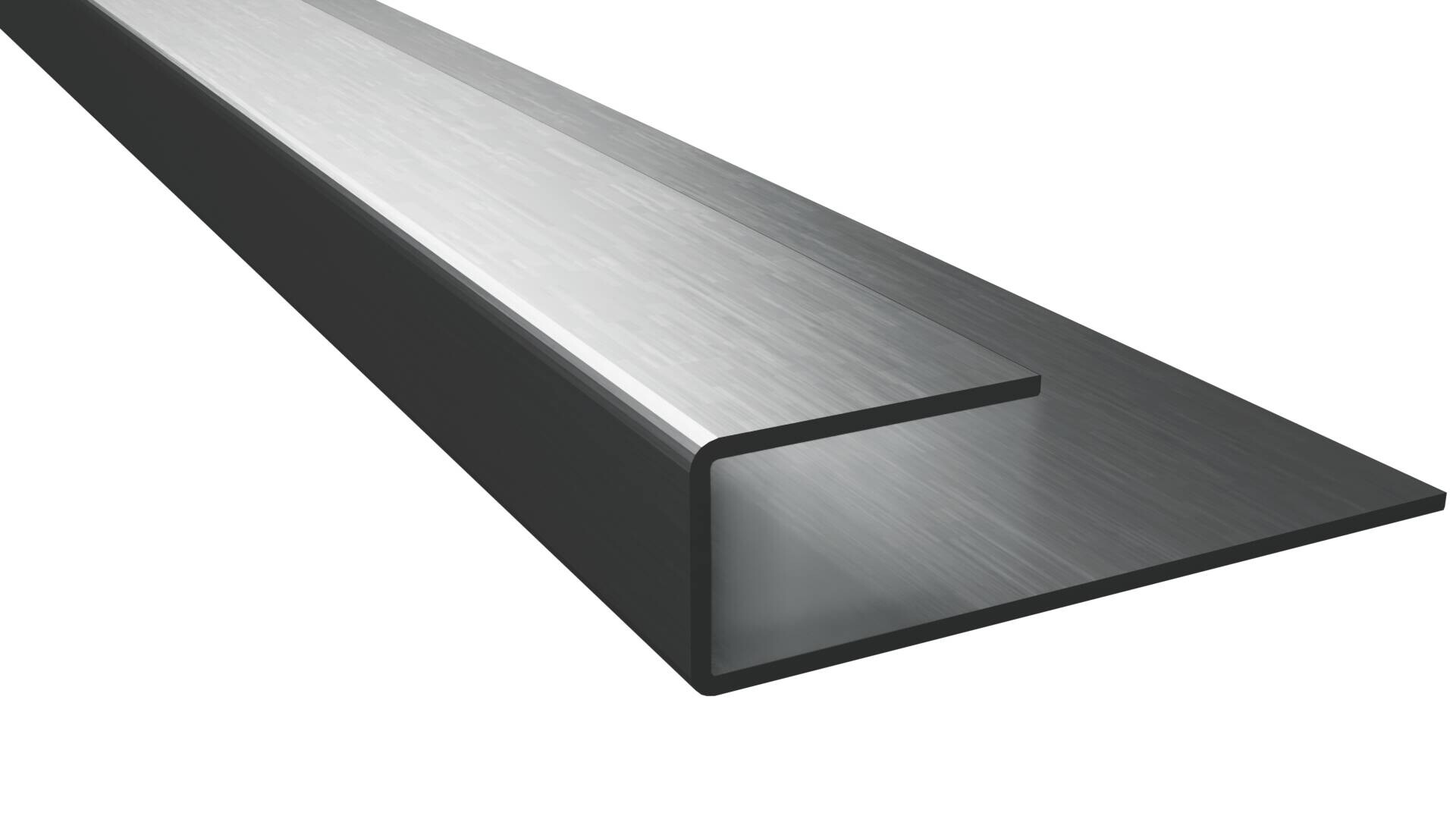 Abschlussschiene silber B/H/L: ca. 3x0,8x120 cm