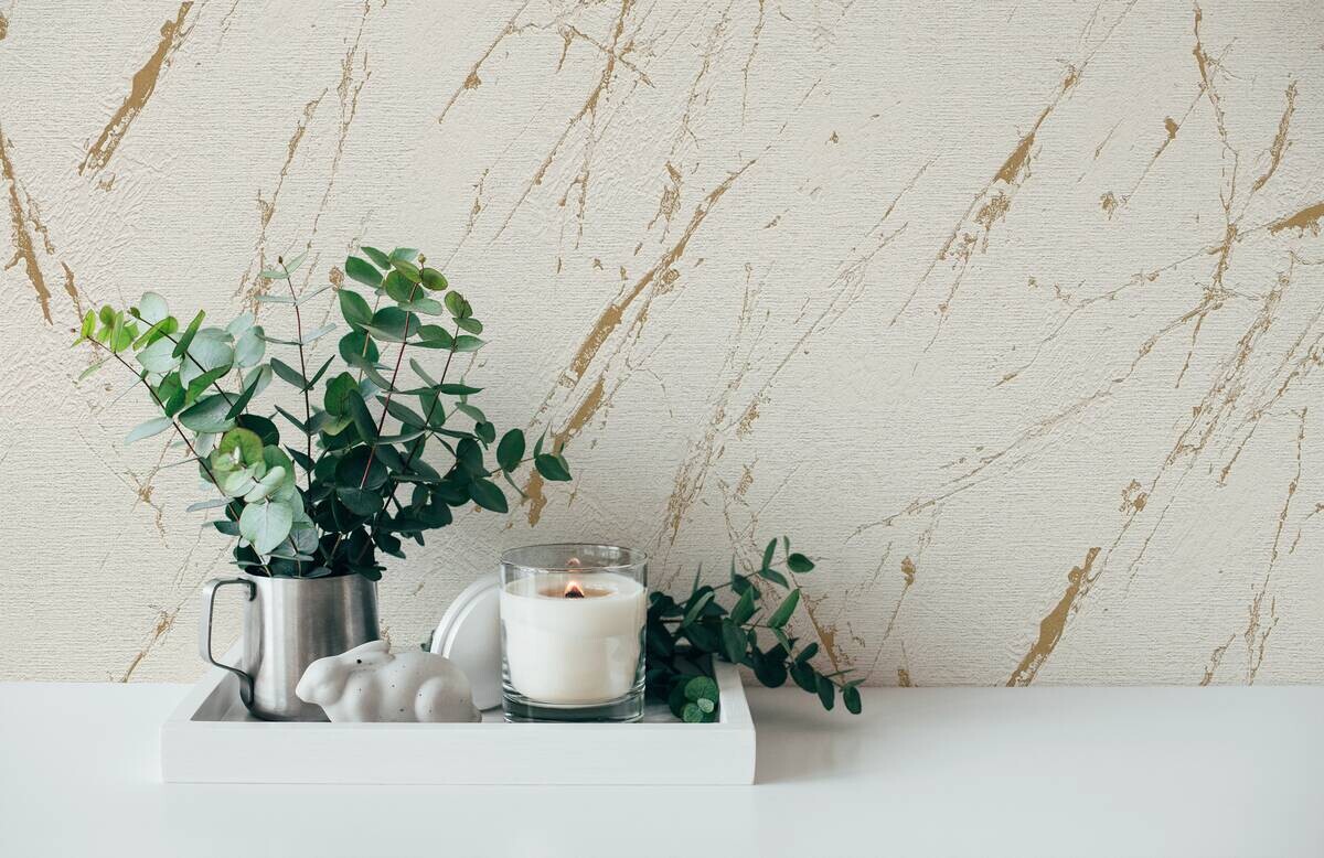 A.S.Creation Vliestapete silber gold B/H/D: ca. 53x1005x9,8 cm