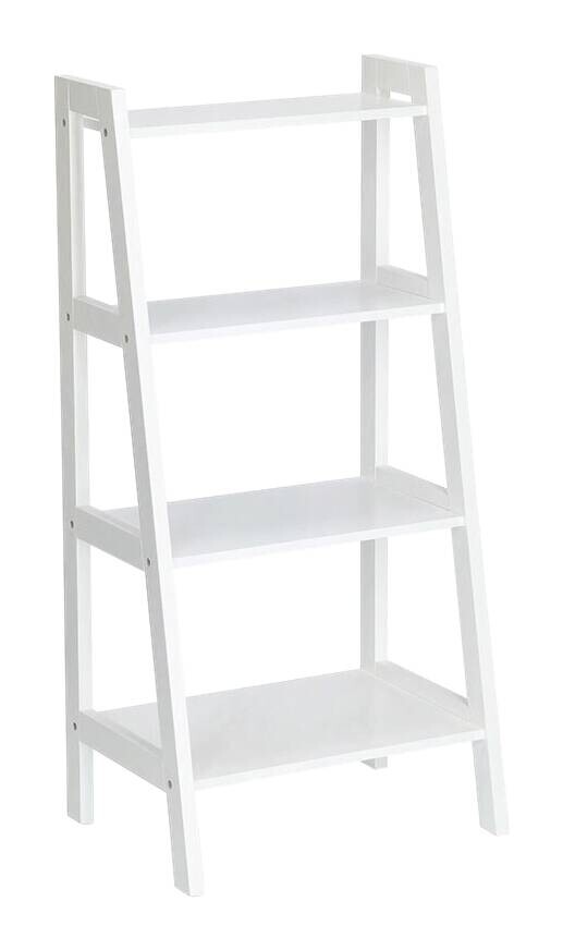 Standregal weiß MDF B/H/L: ca. 32x90x43 cm