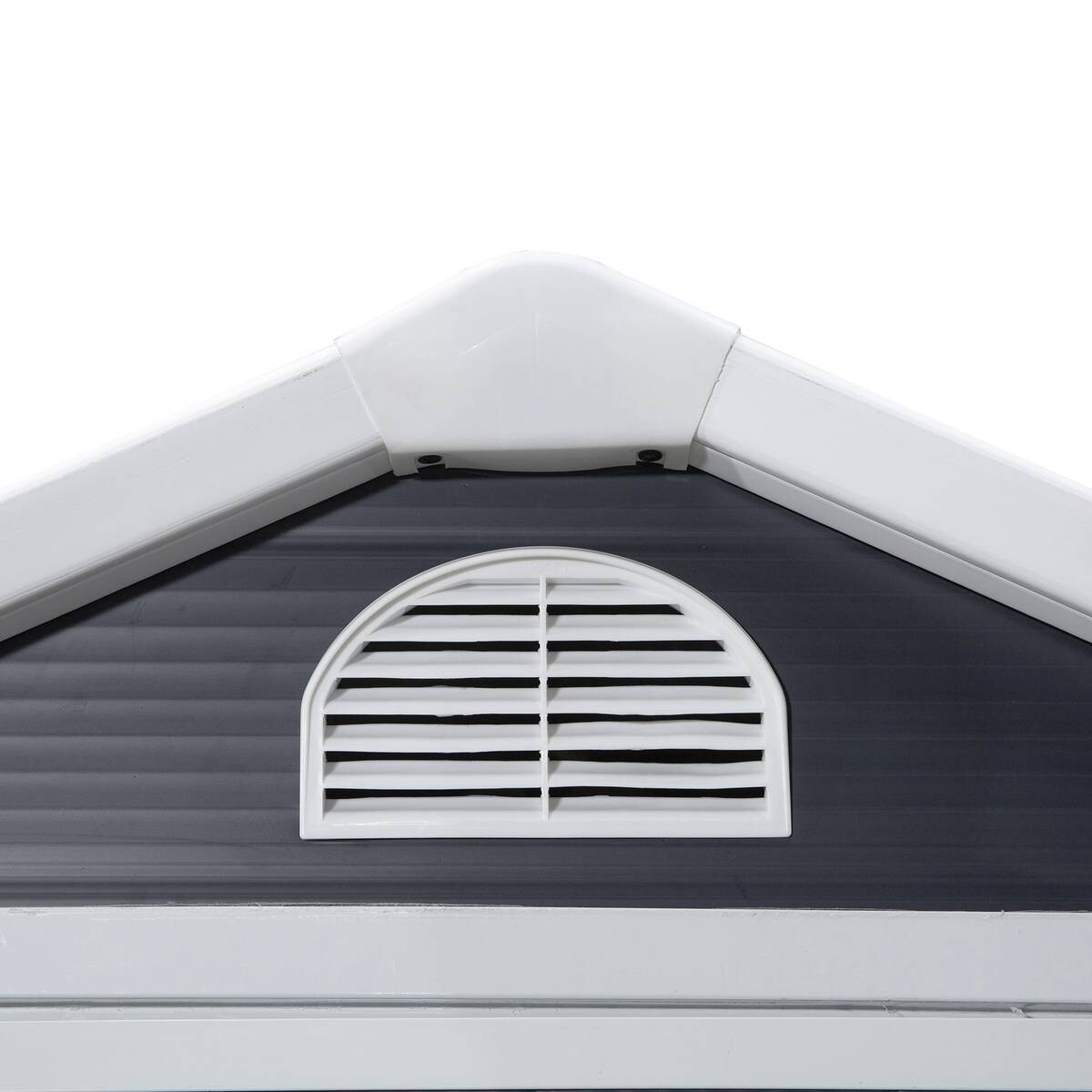 Outsunny Gartenhaus grau B/H/L: ca. 104x204x134 cm