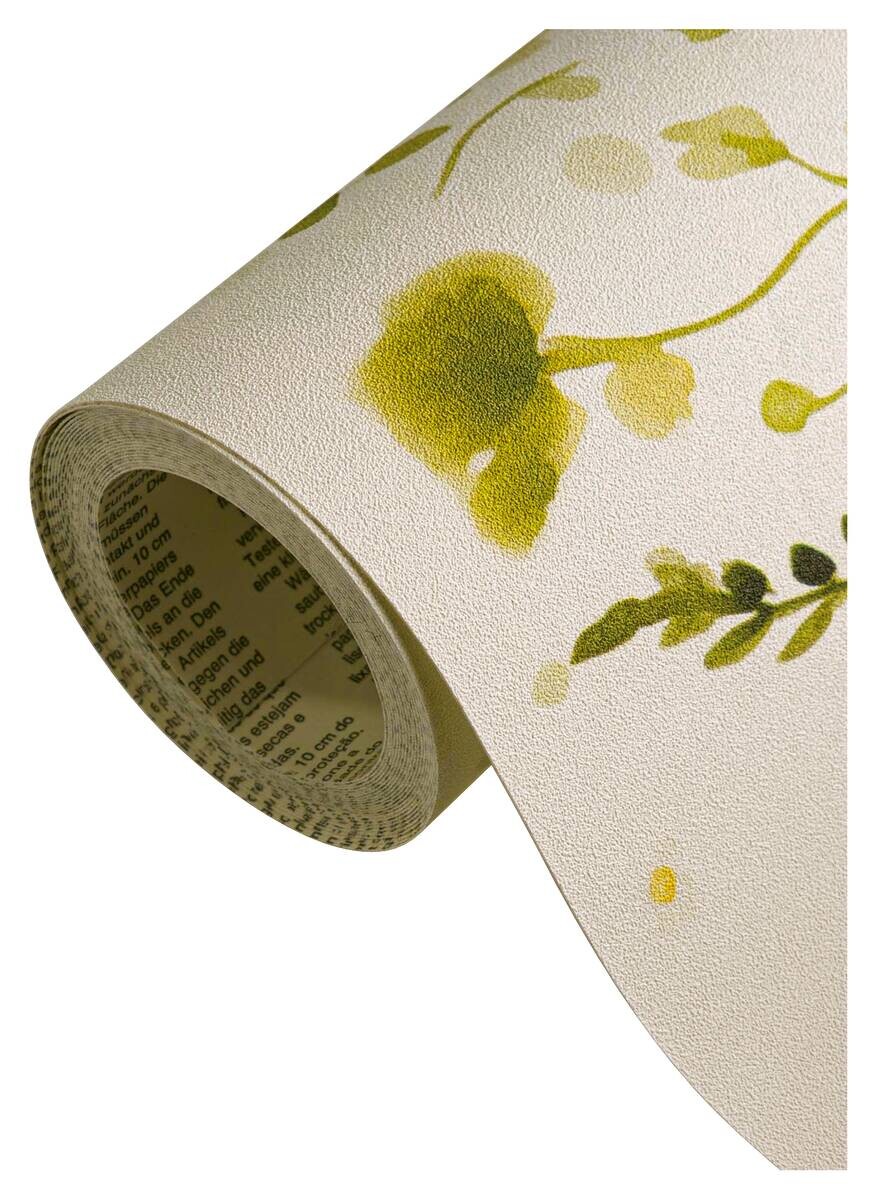 A.S.Creation Bordüre weiß gelb grün B/H/D: ca. 17x500x6,8 cm