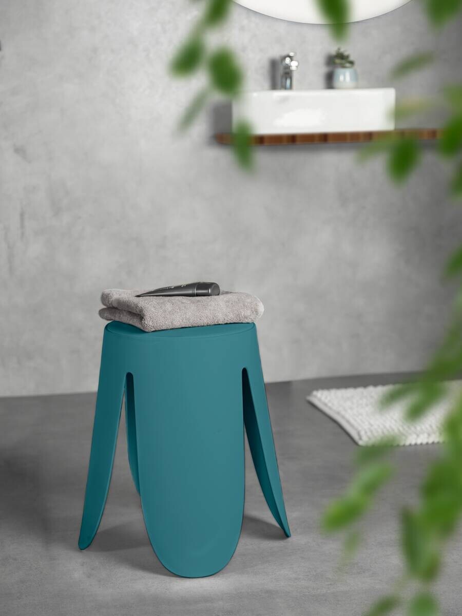 WENKO Badhocker Comiso petrol Kunststoff