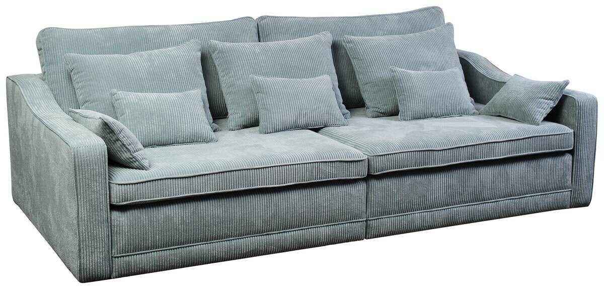 Big Sofa Evora mint Microfaser B/H/T: ca. 276x71x137 cm