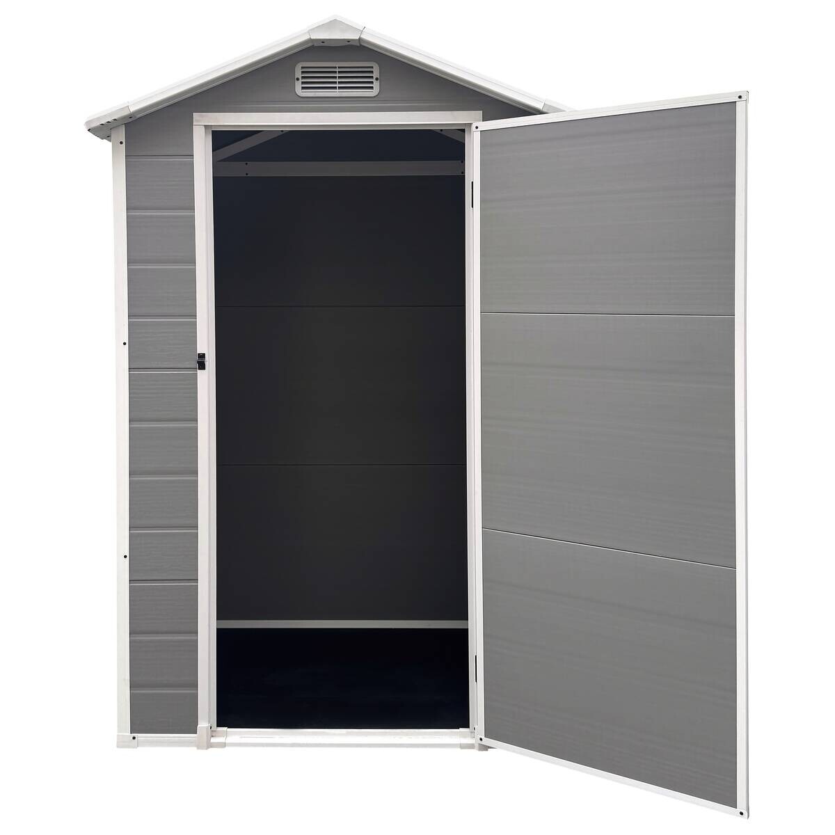 POCOline Gartenhaus Basic grau B/H/T: ca. 134x202x102 cm