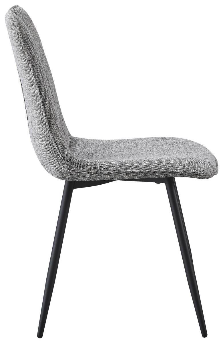 Stuhl Sana grau Webstoff B/H/T: ca. 45x87x59 cm
