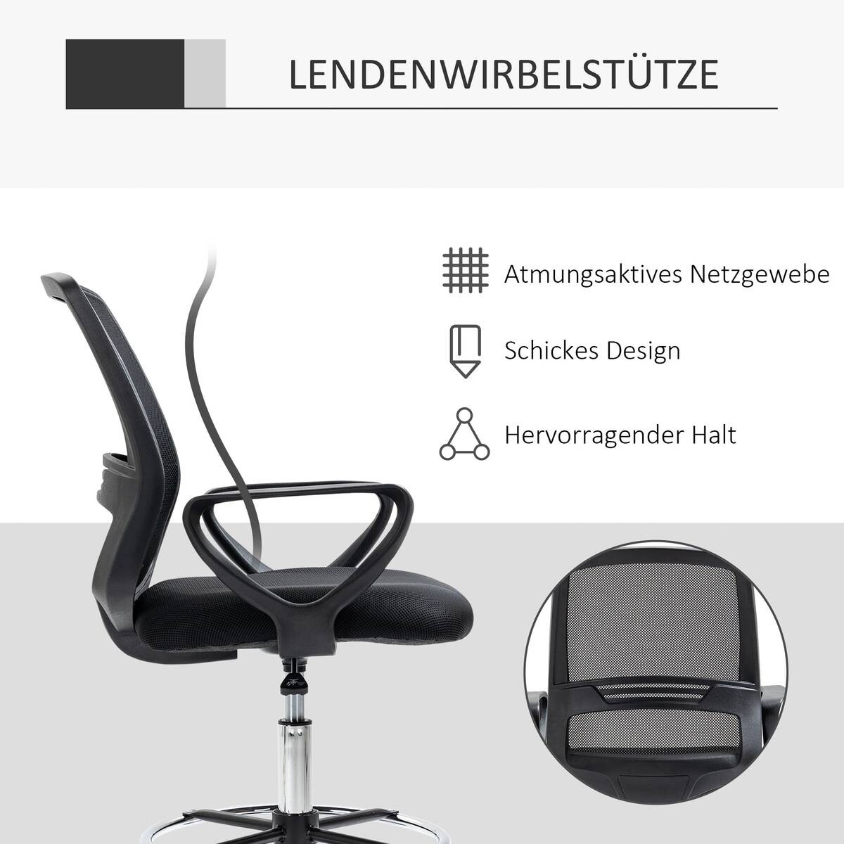 Drehstuhl 921-187 schwarz