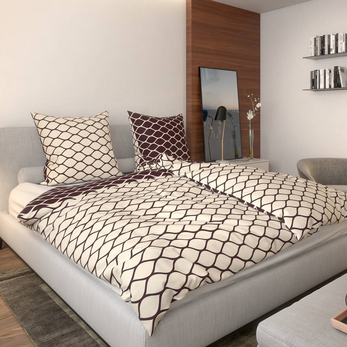 Baumwoll Wende Bettwäsche Renforce