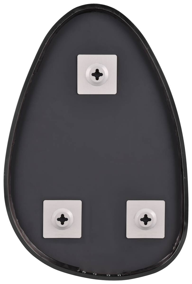 Metallspiegel Britta schwarz Metall B/H/T: ca. 35x50x3 cm