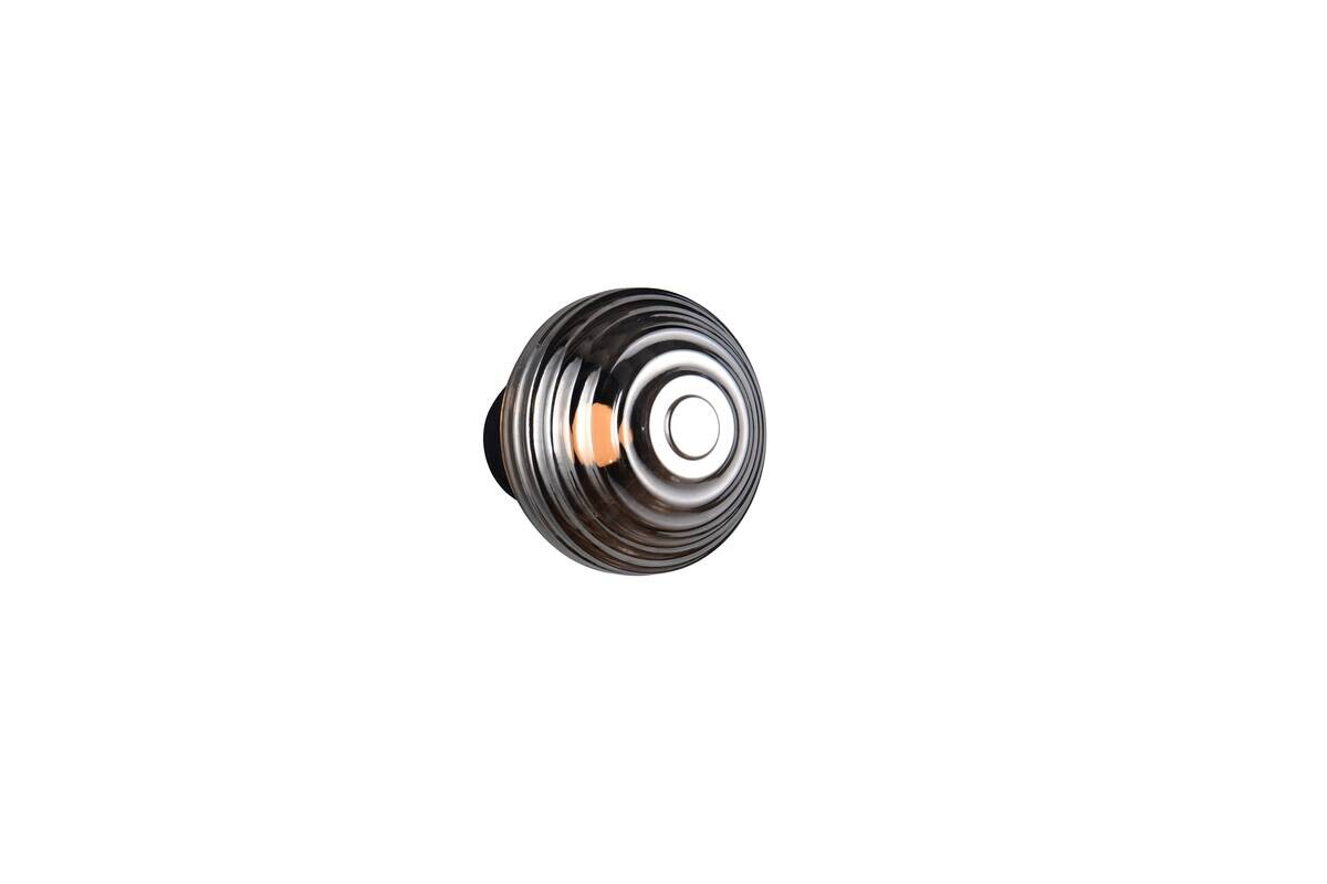 Reality LED Wandleuchte EARL mattschwarz Metall 1 Brennstellen