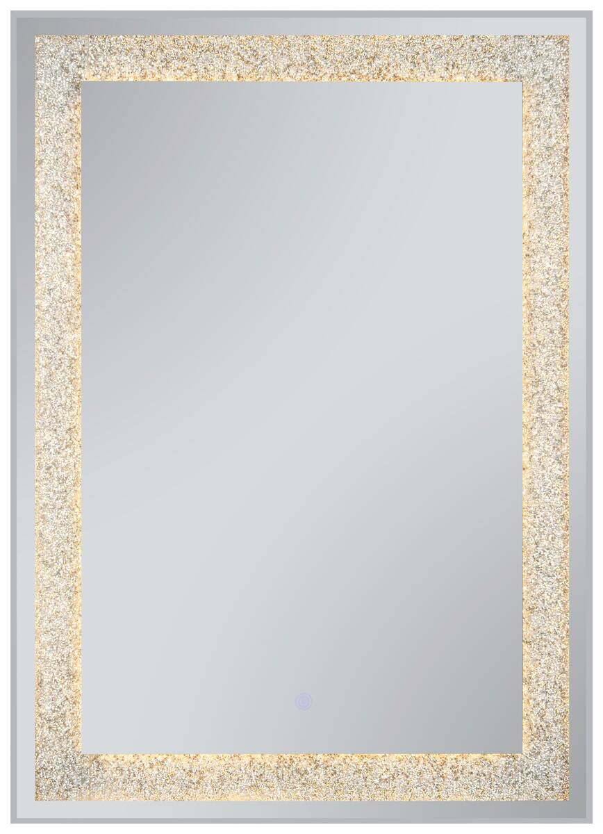 Mirrors & More LED-Spiegel Hermine glasklar B/H: ca. 50x70 cm